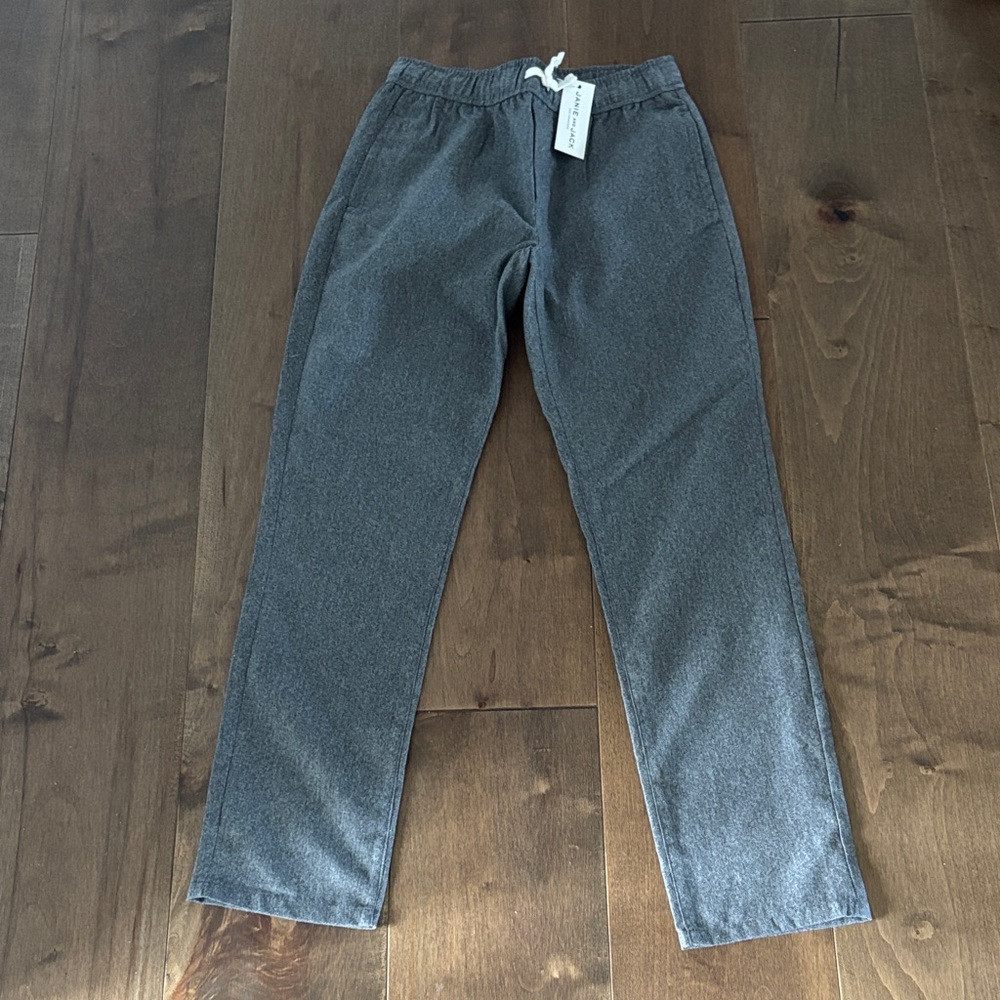 Janie and Jack Charcoal Joggers, NWT, size 12